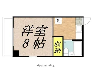 クリスタルマンション【2階】の間取り